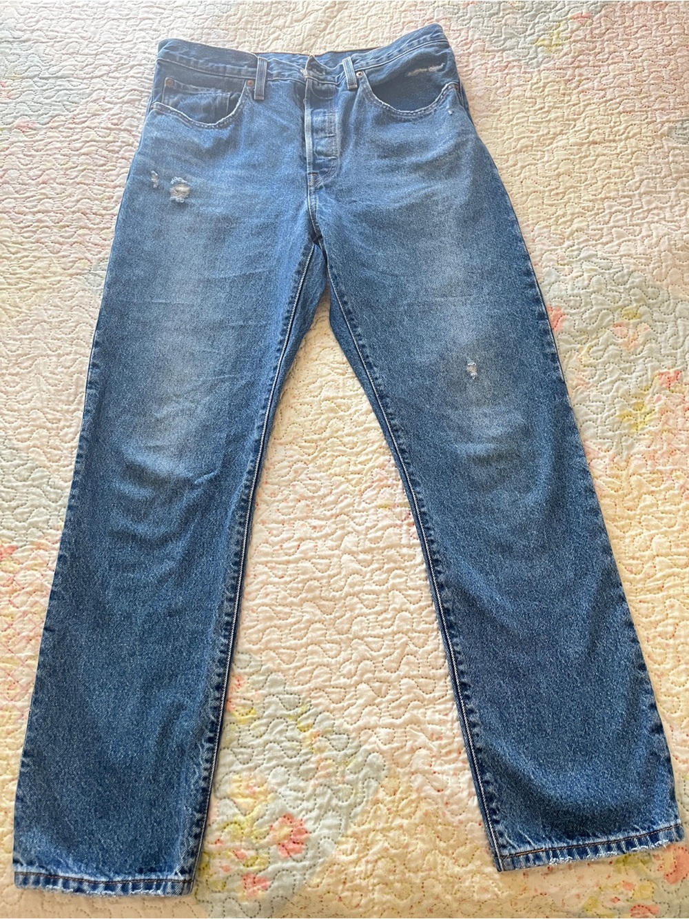 *Free with $35 Purchase* Levi's Blue Straight-Leg Women's Jeans